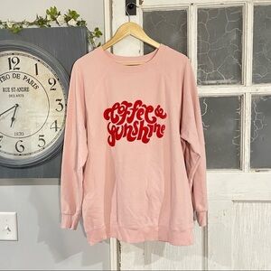 Wildfox Valentines Coffee and Sunshine Crewneck Sweatshirt